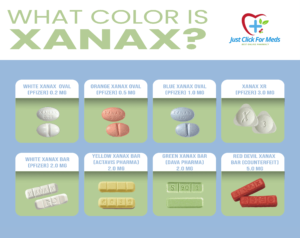 what colour is Xanax